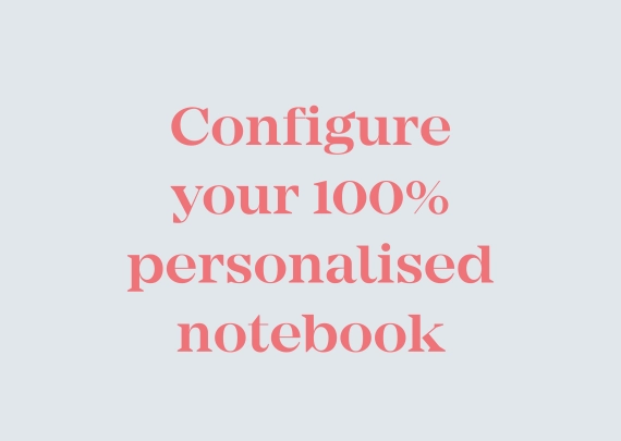 Configure personalised notebook brandbook nuuna
