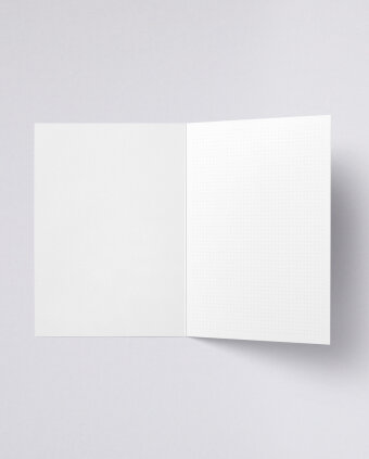 Greeting Card with white envelope - Thanks