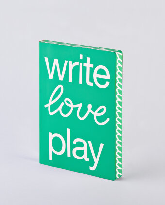 Notebook Graphic L - Write Love Play