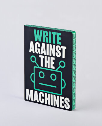 Notebook Graphic L - Write Against The Machines