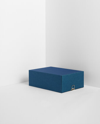 Archivbox L - Panama Blau