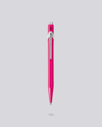 Kugelschreiber Caran dAche 849 - Rosa Fluo