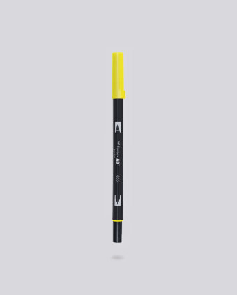 Dual Brush Pen Tombow - 055 Process Yellow