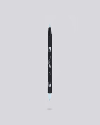 Dual Brush Pen Tombow - 491 Glacier Blue