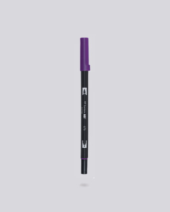 Dual Brush Pen Tombow - 676 Royal Purple