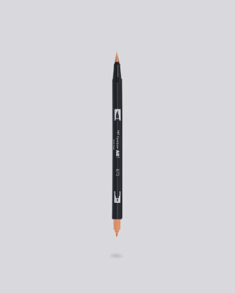 Dual Brush Pen Tombow - 873 Coral