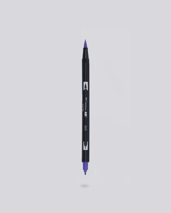 Dual Brush Pen Tombow - 565 Deep Blue