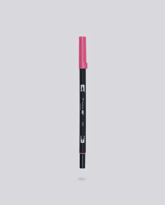 Dual Brush Pen Tombow - 743 Hot Pink