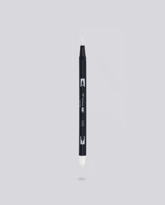 Dual Brush Pen Tombow - N95 Cool Grey 1