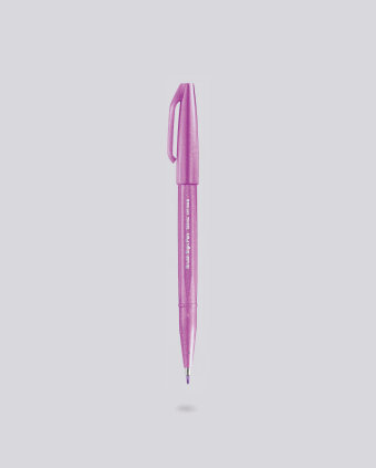 Brush Sign Pen Faserschreiber Pentel - SES15C P2X Pinklila