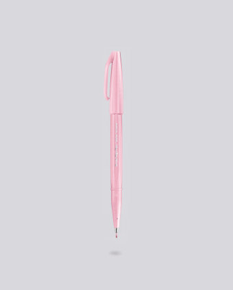 Brush Sign Pen Faserschreiber Pentel - SES15C P3X Rosa