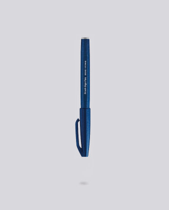 Brush Sign Pen Pentel - SES15C CAX Blue Black