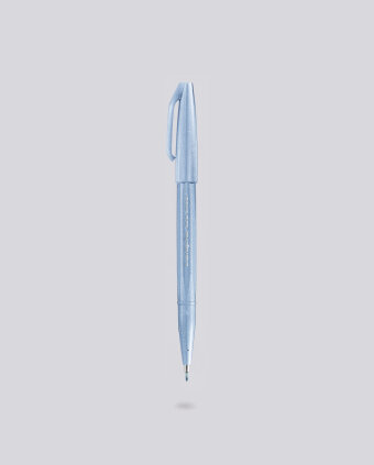 Brush Sign Pen Pentel - SES15C S3X Grey Blue