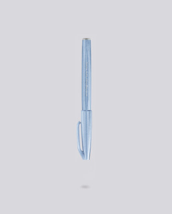 Brush Sign Pen Faserschreiber Pentel - SES15C S3X Graublau