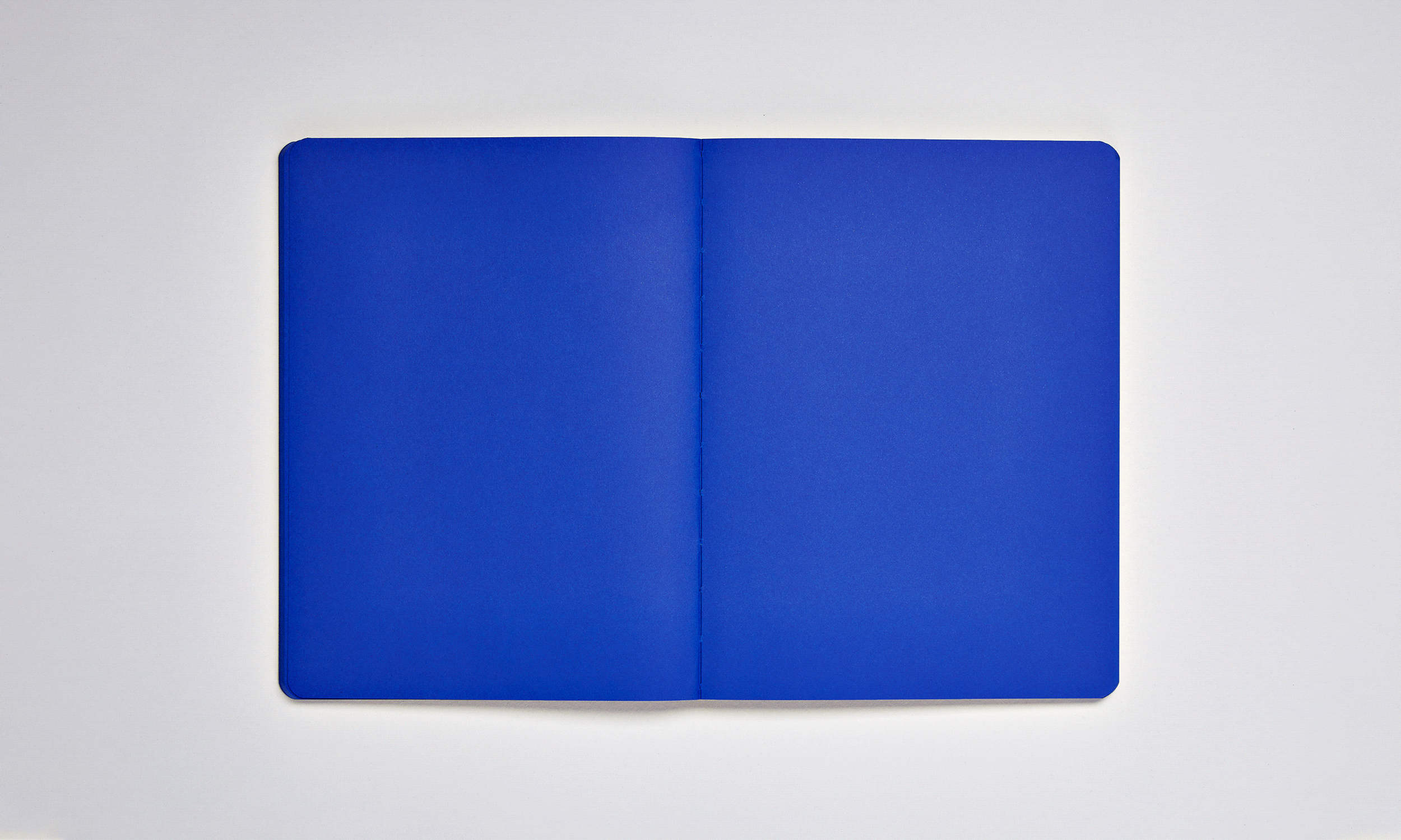 Notizbuch Not White L Light - Blau