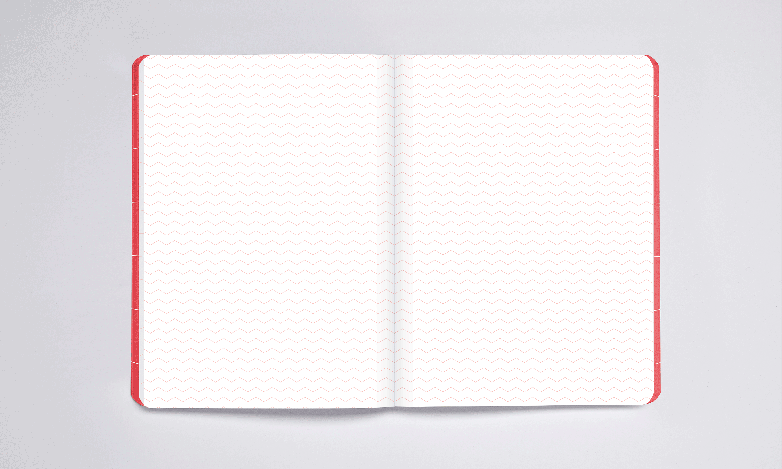 Notebook Break The Grid L Light - Red
